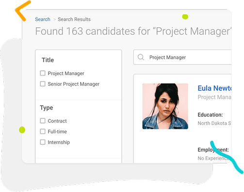 Smart shortlisting dashboard