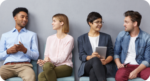 Team making unbiased hiring decisions