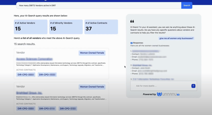 Custom UI & Conversational AI